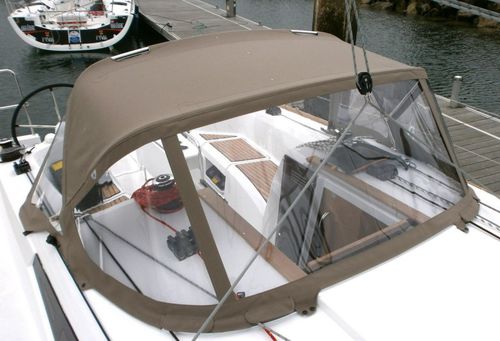 Roofdach für Segelboot - Sun Odyssey 349 - TTOP Nautic - für Ruderhaus / Aluminiumstruktur / mit Edelstahlstruktur