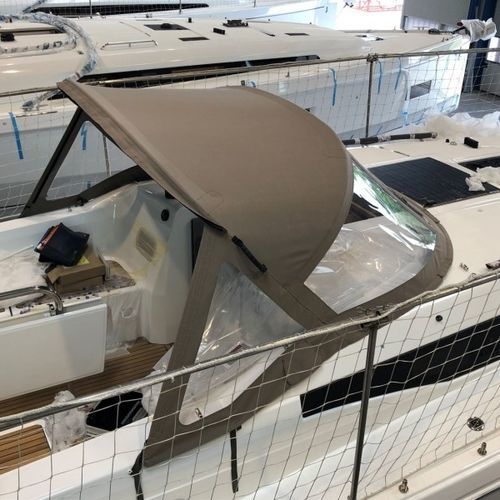 Roofdach für Segelboot - Sun Odyssey 380 - Distribution Version - TTOP Nautic - für Ruderhaus / Aluminiumstruktur / mit Edelstahlstruktur
