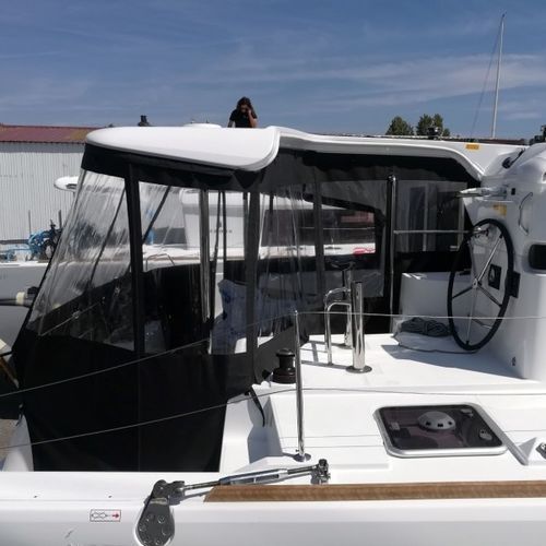 Cockpitverdeck für Motorboot - Lagoon 40 - TTOP Nautic - für Katamarane / für Lagoon