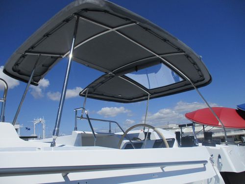 Bimini-Top für Boot - Elba 45 - TTOP Nautic - für Katamarane / für Ruderhaus / mit Edelstahlstruktur