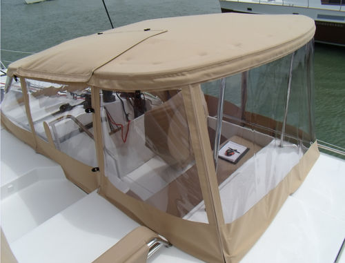 Cockpitverdeck für Segelboot - hel-44-fer-t-fix-bar - TTOP Nautic - für Katamarane / für Fountaine Pajot