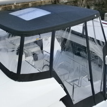 Cockpitverdeck für Motorboot - Lagoon 42 - TTOP Nautic - für Segelboot / für Katamarane / für Lagoon