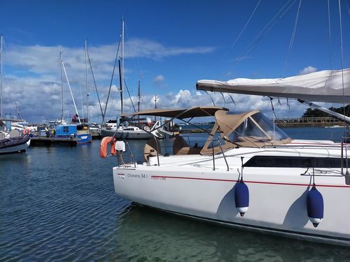 Bimini-Top für Boot - Oceanis 34.1 - TTOP Nautic - für Ruderhaus / für Steuermann / mit Edelstahlstruktur