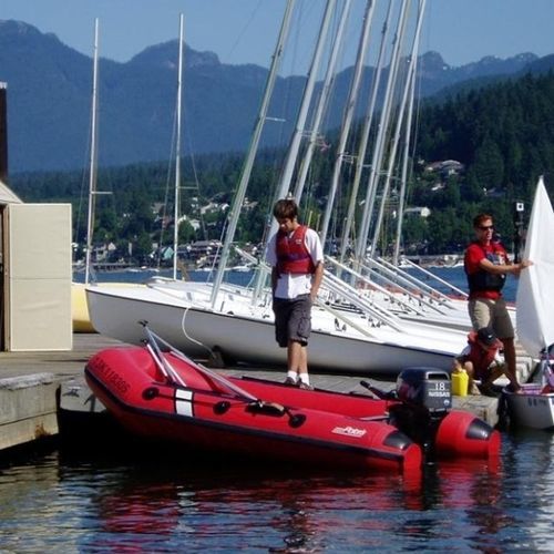 Außenborder-Schlauchboot - 12'6 - Polaris boat - halbstarr / Open / Aluminium