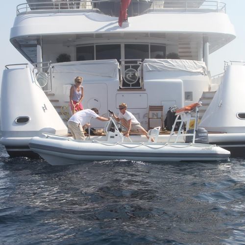 Außenborder-Schlauchboot - SEAMASTER  - Polaris boat - faltbar / mit Mittelkonsole / max. 8 Personen