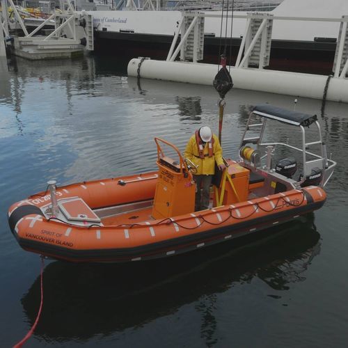 Rettungsboot Berufsschiff - FRC  - Polaris boat - Außenborder / Aluminium / selbstaufrichtend