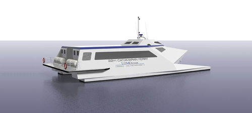 Katamaran-Passagierfähre - Wavepiercer  - LOMOcean Design - Hochgeschwindigkeit