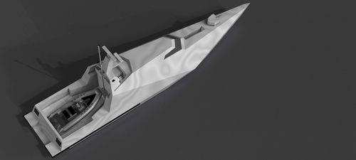 Überwachungsschiff - 25m - Stealth - LOMOcean Design