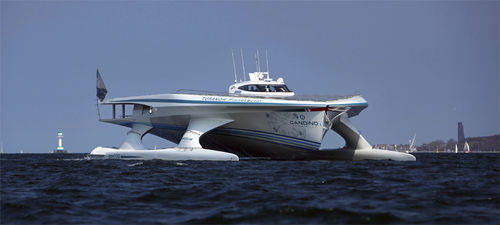 Motor-Katamarane Luxus-Superyacht - Turanor - LOMOcean Design - für Kreuzfahrten / mit Steuerhaus / Verdränger