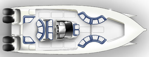 Katamaran-Konsolenboot - Wavepiercer - LOMOcean Design - Außenborder / Sportfischer