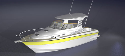 Cabin-Cruiser / Innenborder - Tournament 9 - LOMOcean Design - Hardtop / Sportfischer