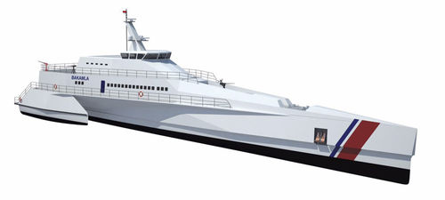 Patrouillenboot Berufsschiff - NSB - LOMOcean Design - Trimaran / Innenborder