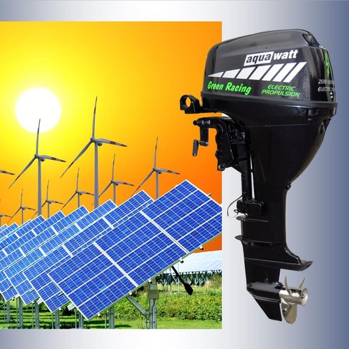 Außenbordmotor - Green Racing - AquaWatt - elektrisch / für Freizeitschifffahrt