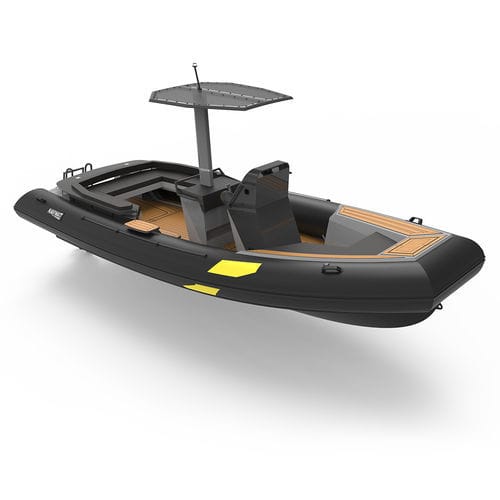 Außenborder-Schlauchboot - ZenPro 690 - NAVIWATT - elektrisch / halbstarr / mit Mittelkonsole