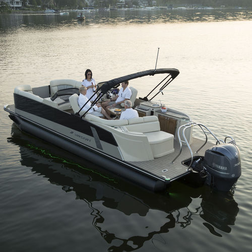 Außenborder-Pontonboot - SX series - Stardeck by starcraft - tri-tube / Open / mit Seitenkonsole