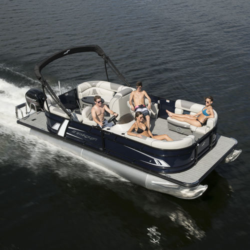 Außenborder-Pontonboot - EXS 1 - Stardeck by starcraft - Open / mit Seitenkonsole / Wasserski
