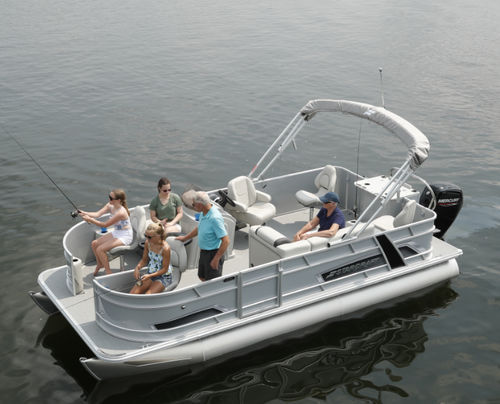 Außenborder-Pontonboot - EX 20 FD - Stardeck by starcraft - Open / mit Seitenkonsole / für Angelsport