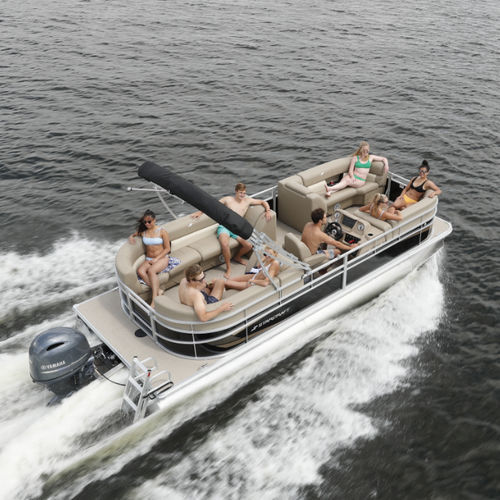 Außenborder-Pontonboot - 22 R - Stardeck by starcraft - Open / mit Seitenkonsole / Wasserski