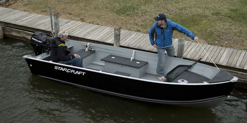 Nutzfahrzeug Berufsschiff - 16 SF DLX - Stardeck by starcraft - Außenborder / Aluminium