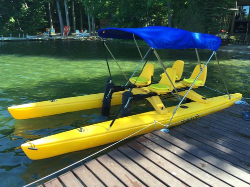 Tretboot / 4 Plätze - LIMO - Seacycle Canada - Kunststoff / mit elektrischem Antrieb