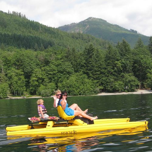 Zweisitzer-Tretboot - TWIN - Seacycle Canada - mit elektrischem Antrieb