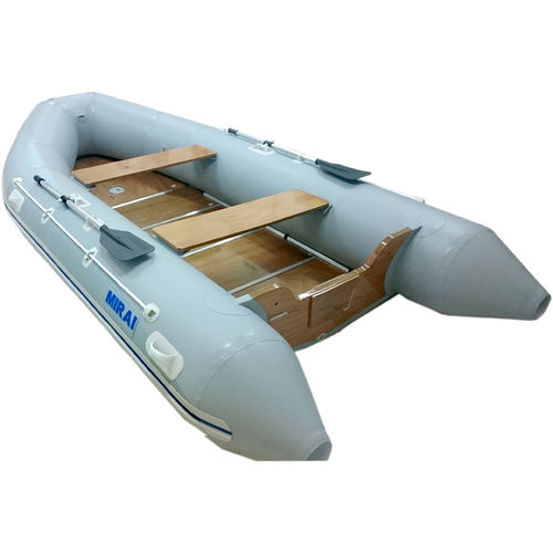 Außenborder-Schlauchboot - PANEL BOAT 4,60 mt. - MIRAI - faltbar / max. 9 Personen / Holzfußboden