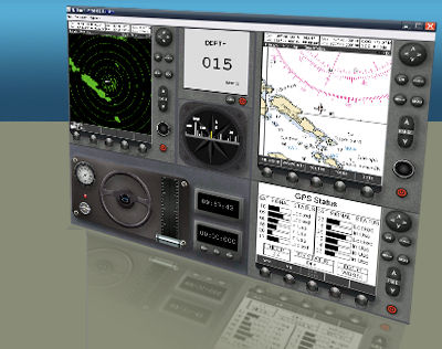 Navigationssimulator - NetSim - Electronic Navigation Simulator - Virtual Marine Technology Inc. - für Boot