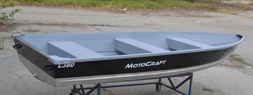 Offenes Boot / Außenborder - L380 - MOTOCRAFT BOATS SRL - Sportfischer / Aluminium