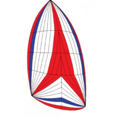 Asymmetrischer Spinnaker - ASY13 - Spinnaker One - für Fahrtensegelboote / Triradial-Schnitt / Nylon