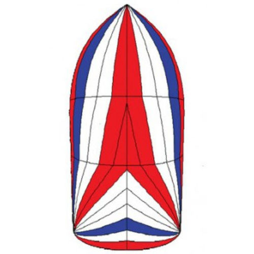 Symmetrischer Spinnaker - SYM0 - Spinnaker One - für Fahrtensegelboote / Triradial-Schnitt / Nylon