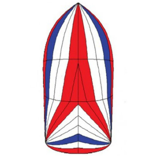Symmetrischer Spinnaker - SYM13 - Spinnaker One - für Fahrtensegelboote / Triradial-Schnitt / Nylon