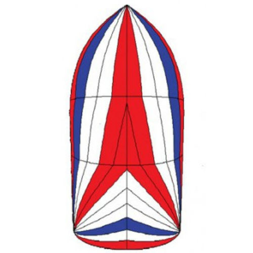 Symmetrischer Spinnaker - SYM14 - Spinnaker One - für Fahrtensegelboote / Triradial-Schnitt / Nylon