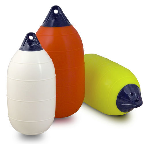 Bootfender - HL-series - POLYFORM - zylindrisch / weiß / rot