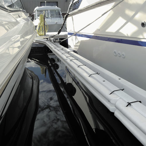 Fender für Yachthafen - MF44 - POLYFORM - für Stege / weiß / Dropstitch
