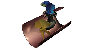 Antriebsstrahl-Strahlruder - KT Range - Kort Propulsion - Tunnel / für Schiffe / hydraulisch