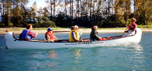 Mehrzweck-Kanu - Mariner - Clipper Canoes - 8 Plätze / Glasfaser / Kevlar®