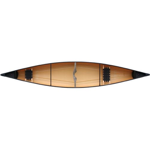 Mehrzweck-Kanu - 17′ Prospector - Clipper Canoes - Zweisitzer / rot / grün