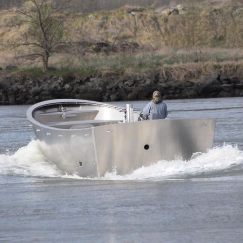 Berufsschiff / Berufsschiff für Fischerei - 20’ Seine Skiff - Rozema Boats Works - Innenborder / Aluminium