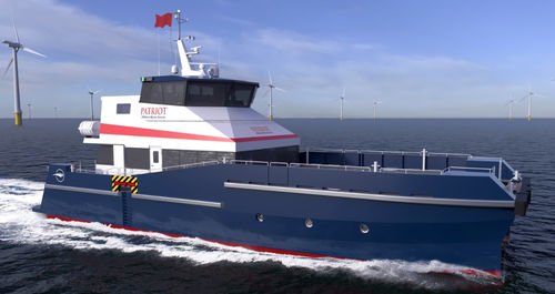 Crew-Transfer-Spezialschiff - IC21118 - Incat Crowther - für Windpark / Katamaran