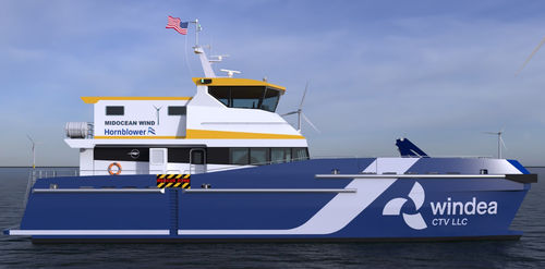 Crew-Transfer-Spezialschiff - IC21049 - Incat Crowther - für Windpark / Katamaran / Aluminium