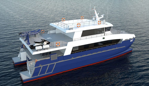 Schiff für die ozeanographische Forschung / Katamaran - IC20007 - Incat Crowther - Aluminium