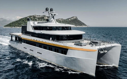 Yachtunterstützungs-Spezialschiff - Nebula - Incat Crowther - Aluminium