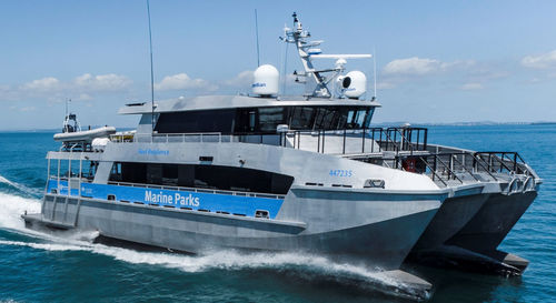 Patrouillenboot Berufsschiff - Reef Resilience - Incat Crowther - Katamaran / Innenborder / Aluminium
