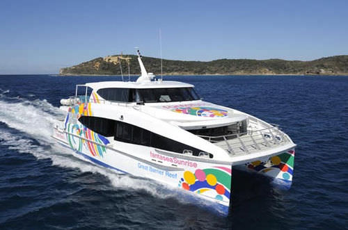 Passagierboot Berufsschiff - Fantasea Sunrise - Incat Crowther - Katamaran / Innenborder / Aluminium