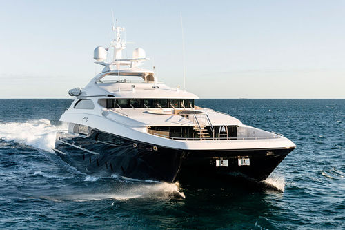 Katamaran-Motoryacht - Zenith - Incat Crowther - für Kreuzfahrten / mit Steuerhaus / Verdränger Rumpf