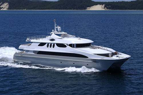 Katamaran-Motoryacht - Seafaris - Incat Crowther - Charter / mit Steuerhaus / Verdränger Rumpf
