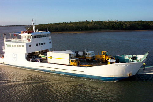 Mehrzweck-Schiff / Crew-Transfer - Moreton Venture - Incat Crowther - Stahl