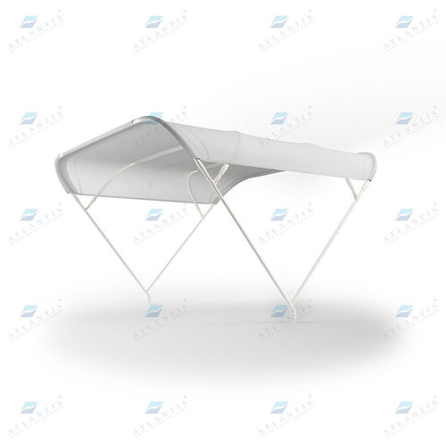 Bimini-Top für Motorboot - Atlantis Italia - für Ruderhaus / Aluminiumstruktur / Polyester
