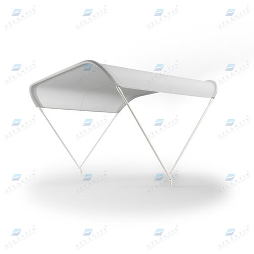 Bimini-Top für Motorboot - Atlantis Italia - für Ruderhaus / Aluminiumstruktur / Polyester