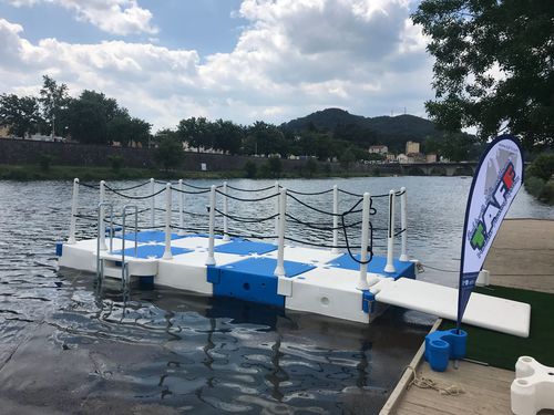 Modularer Ponton - TAFF - Modular Floating System - schwimmend / Anker / für Yachthafen